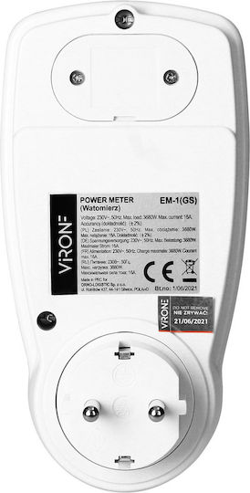 Virone Contor de Consum de Curent pentru Putere Maximă de până la 3.68kW