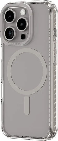 AmazingThing 360 Full Cover Σιλικόνης / Πλαστικό Γκρι (iPhone 16 Pro Max)