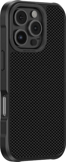 AmazingThing 360 Full Cover Aramid Fiber / Σιλικόνης Μαύρο (iPhone 16 Pro)