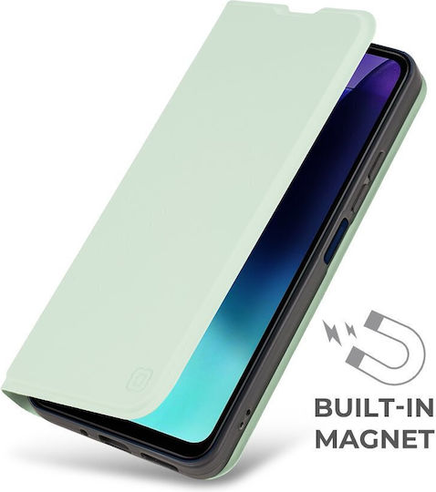 Obal:Me Smoothtouch Umschlag Rückseite Leder Grün (Redmi 13 / Poco M6 4G)