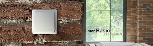 Kontakt-Simon Διπλή Πρίζα Δικτύου RJ45 σε Μπεζ Χρώμα BMF52.02/12