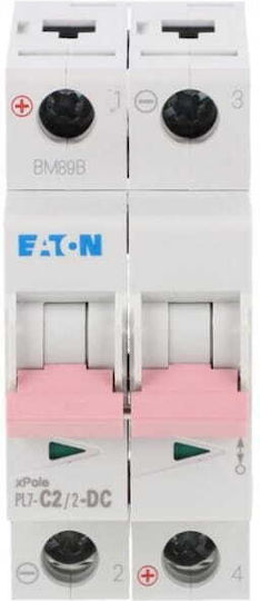 Eaton Automatischer Schutzschalter 2A Zweipolig AC/DC 264896
