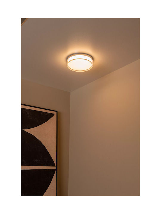 Lucide Lightning Plano Outdoor Hanging Ceiling Light with Integrated LED in Silver Color 78151/12/61