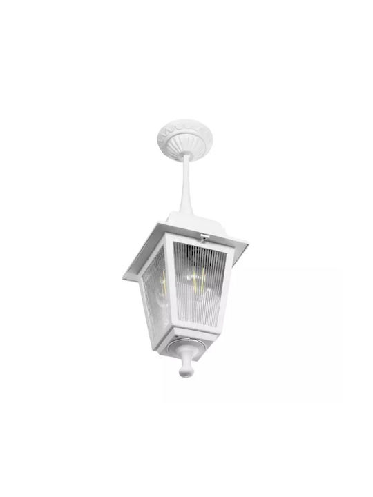 GloboStar Solme Corp de iluminat de Exterior E27 în Culoare Alb 203-0219