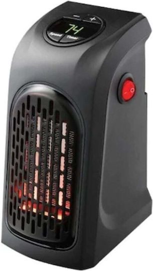 Acasă Fan Heater Room Floor Negru 400W