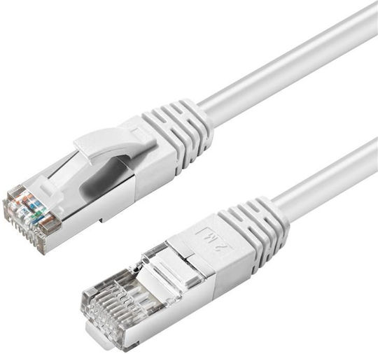 Microconnect S/FTP Kat.6 Gigabit Netzwerkkabel Ethernet 2m Weiß