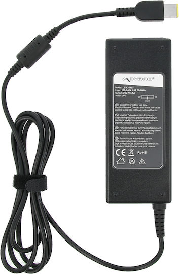 Movano Φορτιστής Laptop 90W 20V 4.5A για Lenovo