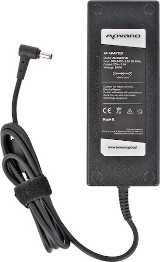 Movano Φορτιστής Laptop 150W 20V 7.5A για Asus