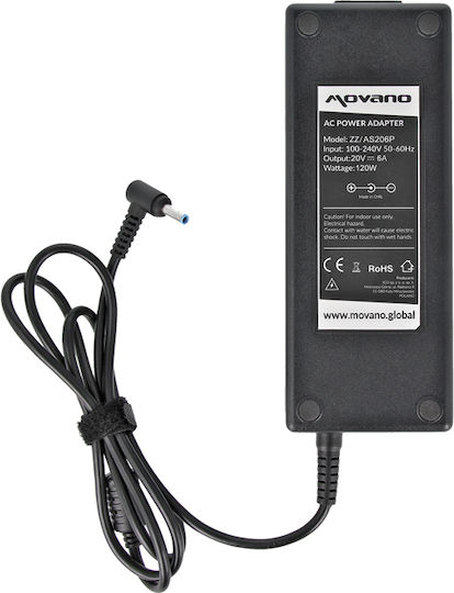 Movano Зарядно за лаптоп 120W 20V 6Спецификация за Asus