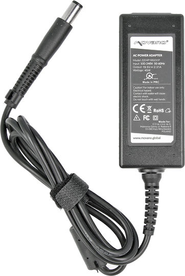 Movano Зарядно за лаптоп 45W 19.5V 2.31Спецификация за HP