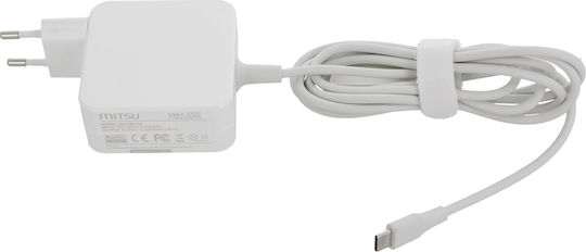Mitsu USB-C Universal Φορτιστής Laptop 45W (ZM/USBC45W)