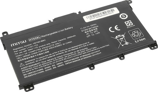 Mitsu Συμβατή Μπαταρία για HP Pavilion HP 240, 250 G7 G8, 340 348 G5 G7 με 3400mAh