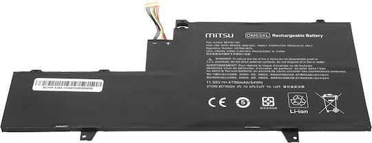 Mitsu Compatible Battery for HP EliteBook HP EliteBook x360 1030 G2 with 4700mAh