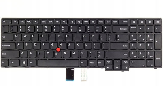 Laptop Keyboard for Lenovo without Frame and English (US) Layout in Black Color E550C