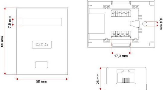 Rj45 Keystone Module Tool-less Stp Cat.5e Poe+ Alantec Intertek Usa Quality Test