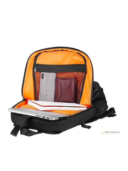Tracer Αδιάβροχη Τσάντα Πλάτης για Laptop 15.6" σε Μαύρο χρώμα TRATOR47378