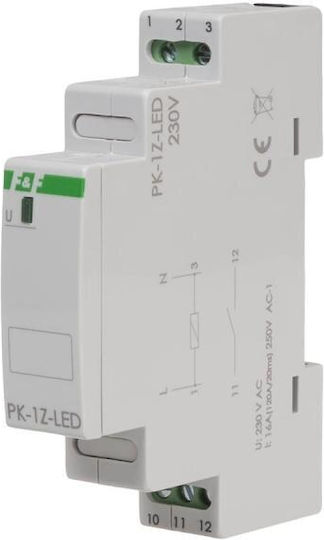 Електромагнитно реле F&F PK-1Z LED 230V