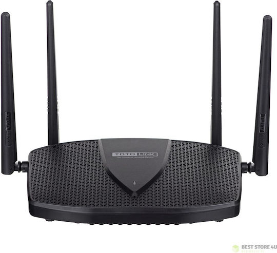 TotoLink X5000R Ασύρματο Router Wi‑Fi 6 με 4 Θύρες Gigabit