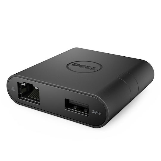 Dell USB-C male - HDMI/RJ-45/USB-A/VGA female (470-ABRY)