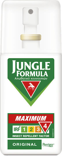 Jungle Formula Максимална Оригинална Репелентна Лосион Спрей DEET с IRF 4 със Силно Действие 75ml