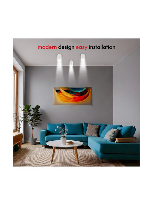 Maclean Energy Спот с Цокъл GU10 в Бял Цвят
