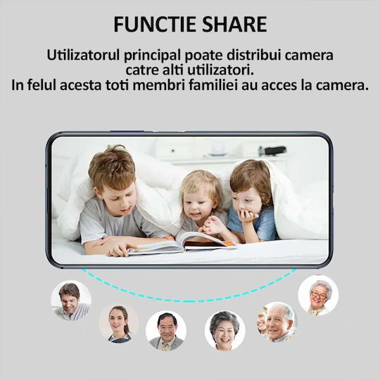 Κρυφή Κάμερα WiFi 1080p με Υποδοχή για Κάρτα Μνήμης και Ανιχνευτή Κίνησης