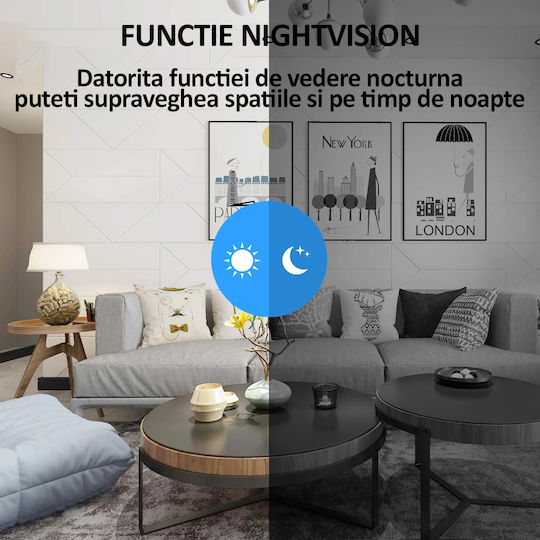 Κρυφή Κάμερα WiFi 1080p με Υποδοχή για Κάρτα Μνήμης και Ανιχνευτή Κίνησης