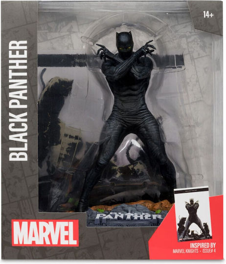 Marvel Collection Pvc Statue 1/10 Black Panther Marvel Knights 4 17cm