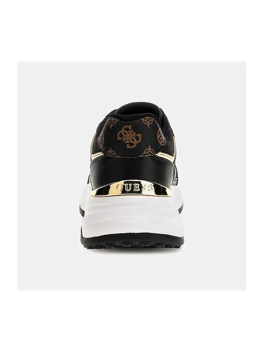 Fonzi Damen Sneakers Schwarz