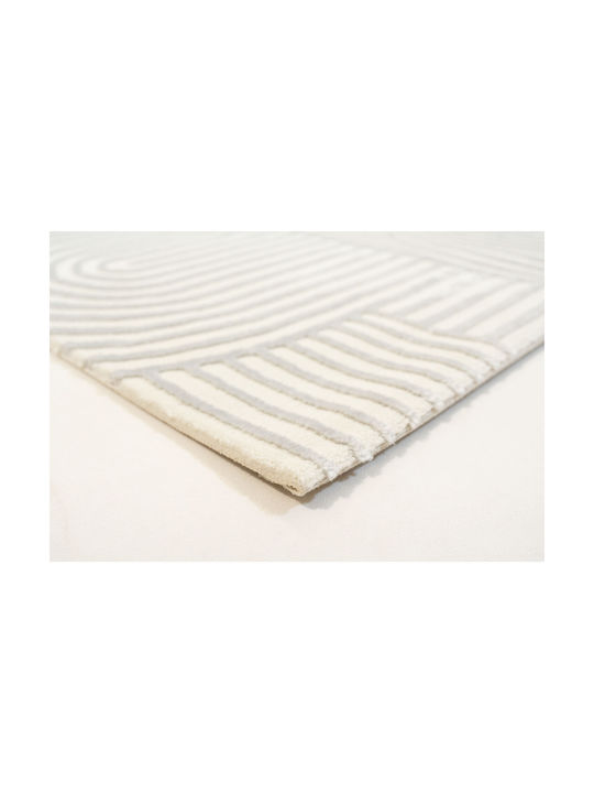 Ezzo Carolina E682b2a Rug Fireplace Rectangular Light Grey