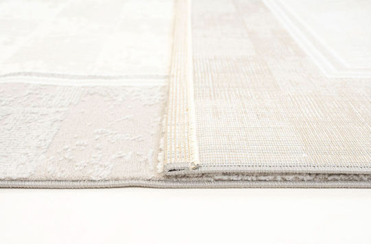 Ezzo Carlota E700b2a Χαλί Τζακιού Ορθογώνιο Light Grey 200x250cm