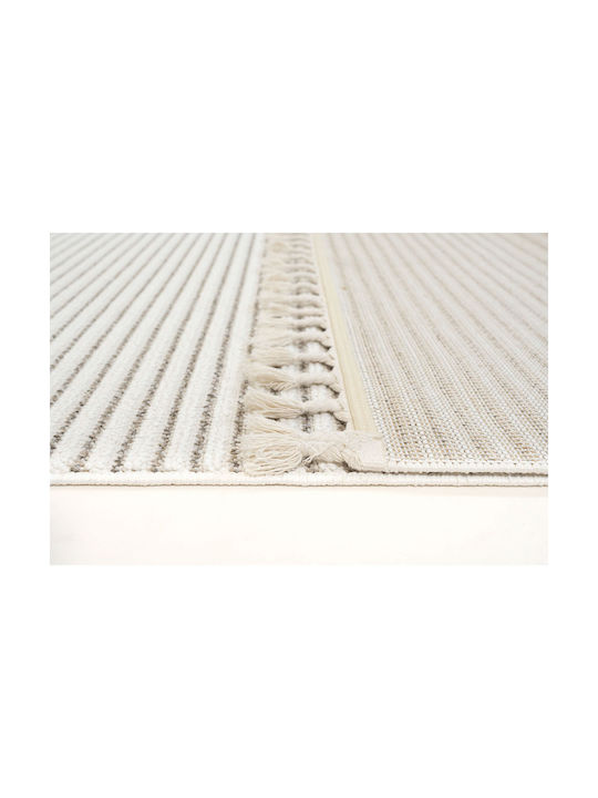 Ezzo Cottone E767a3u Χαλί Διάδρομος Cream 80x200cm