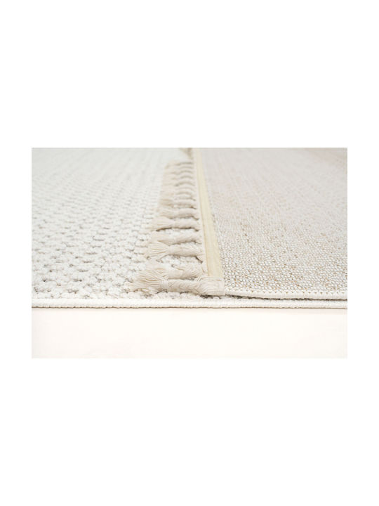 Ezzo Cottone E795a3u Χαλί Διάδρομος Cream 80x200cm