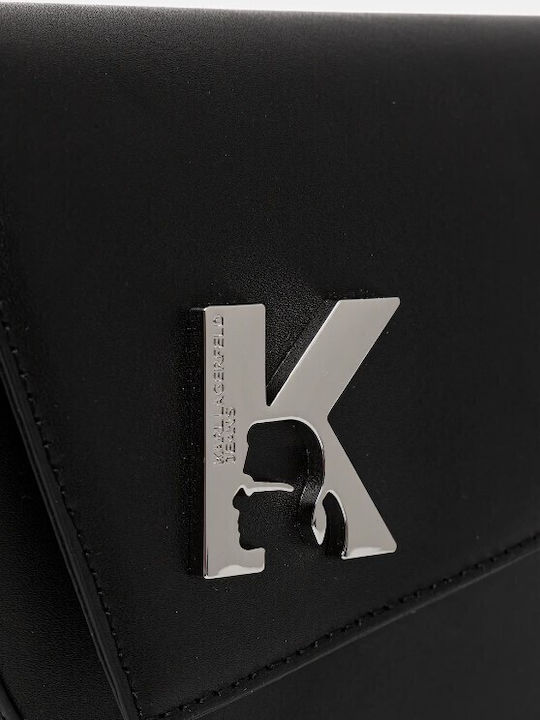 Saddle Leder Damenhandtasche Messenger Schwarz