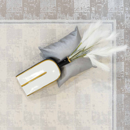 Ezzo Carlota E700b2a Χαλί Τζακιού Ορθογώνιο Light Grey 160x230cm