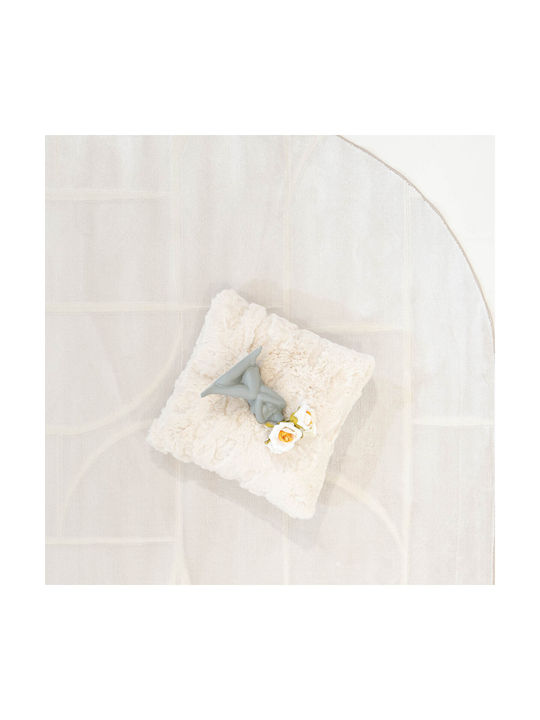 Ezzo Forma E460a1w Teppich Kamin Rechteckig Synthetisch,Polyester/Cotton/Leather Cream