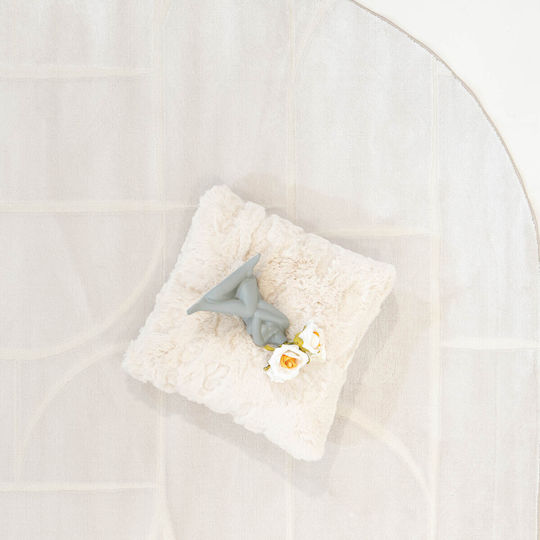 Ezzo Forma E460a1w Χαλί Τζακιού Ορθογώνιο Cream 160x230cm