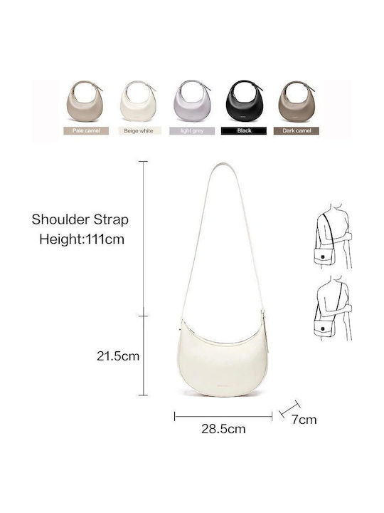 Leder Damentasche Tote Handtasche Ecru