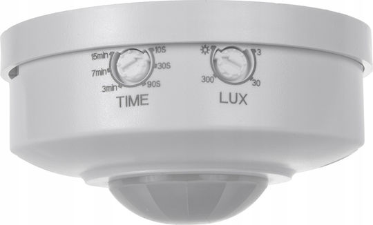 Maclean Energy Wired Infrared Motion Sensor with 6m Range