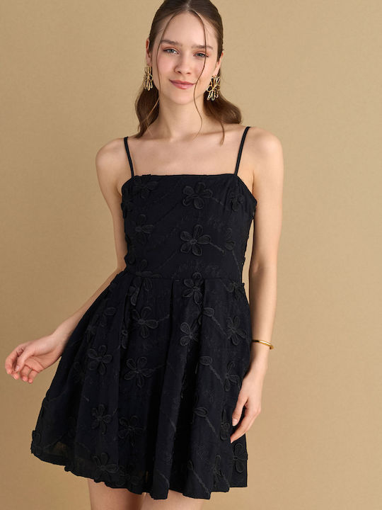 Summer Mini Evening Dress Black