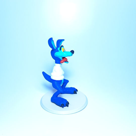 Фигура Crash Bandicoot Ripper Roo 3D Печатана 11 4 См 1:16