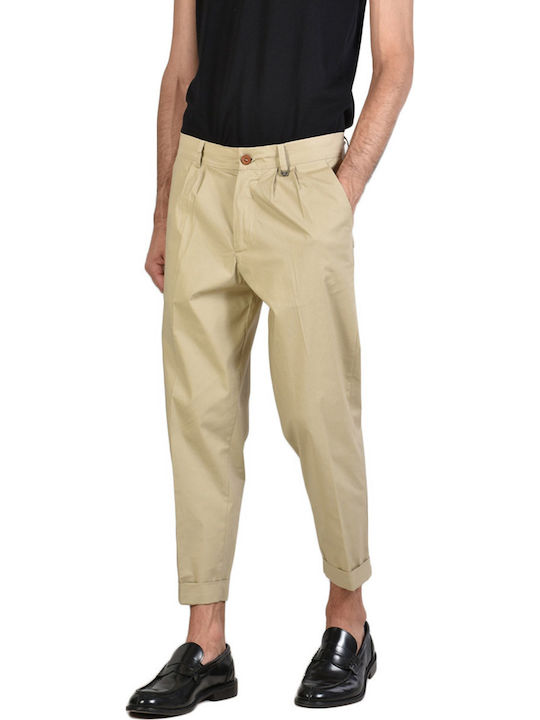 Chinos Pants Πιέτα Xagon Μπεζ