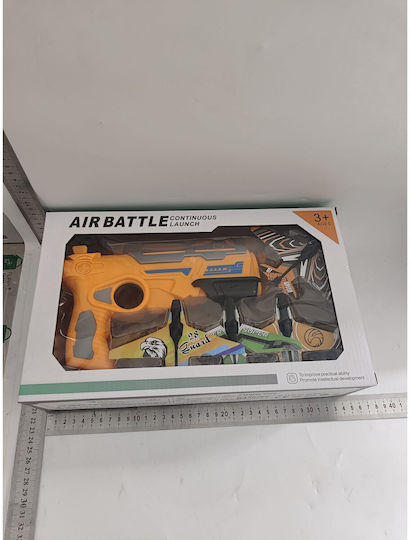 Set Lansator de Avioane de Jucărie Bătălie Aeriană Portocaliu