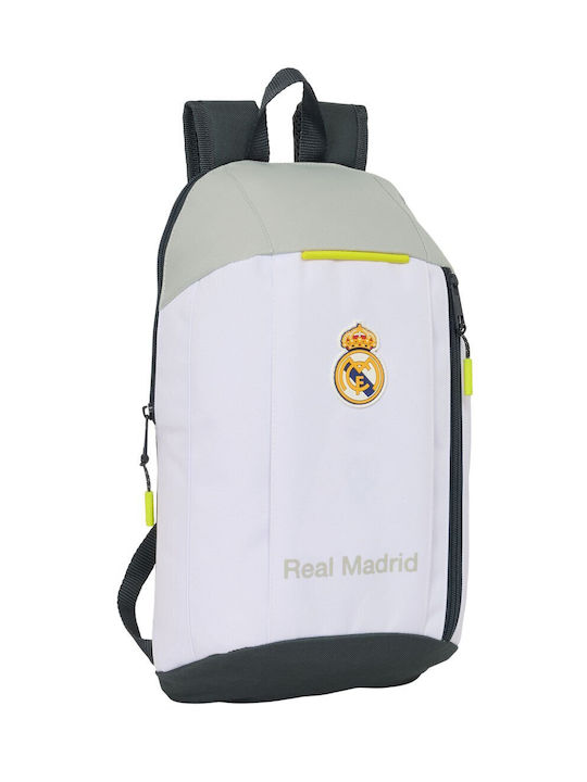 Real Madrid Schulranzen Rucksack Kindergarten Weiß 8.5Liter