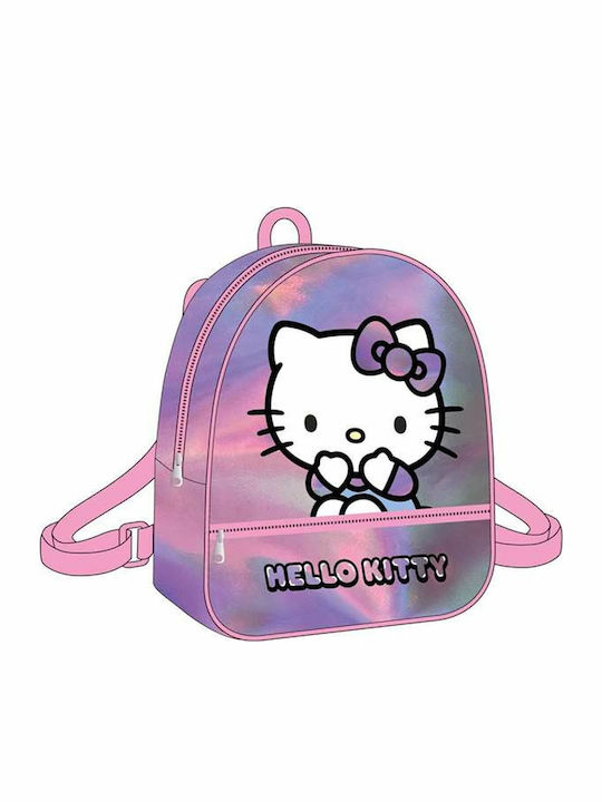 Hello Kitty Σχολική Τσάντα Πλάτης Νηπιαγωγείου Ροζ