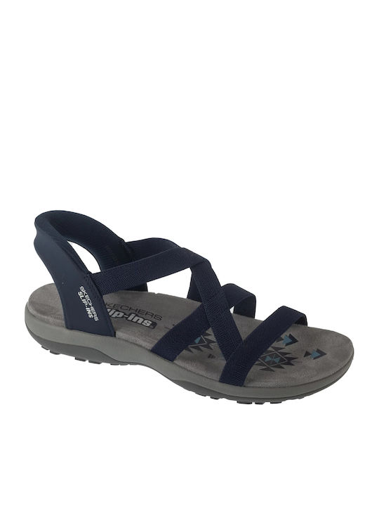 Skechers Reggae Slim Stretch Flex Σανδάλια Navy Μπλε