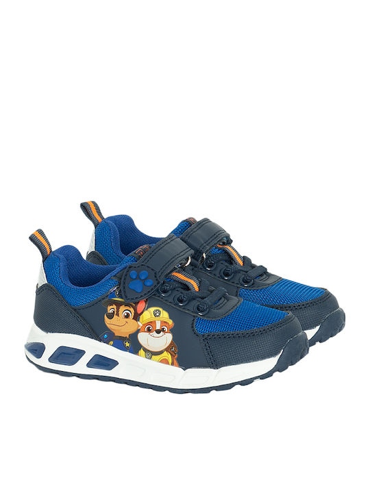 Paw Patrol Kids Sneakers With Hoop & Loop Closure Blue