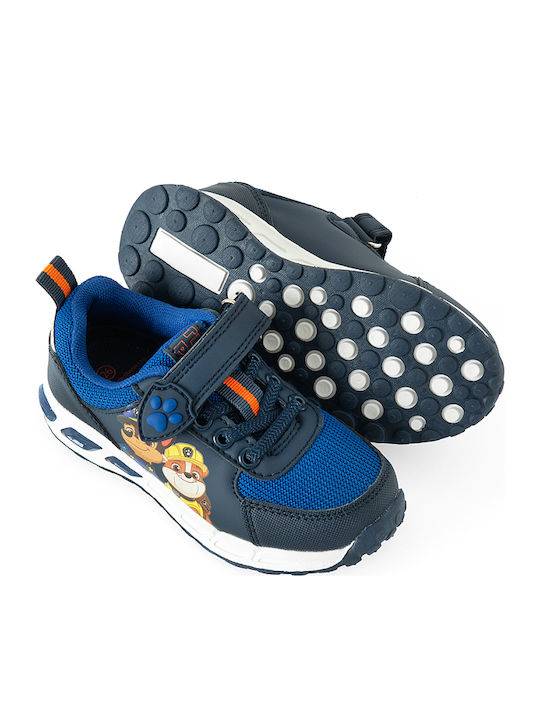Paw Patrol Kids Sneakers With Hoop & Loop Closure Blue