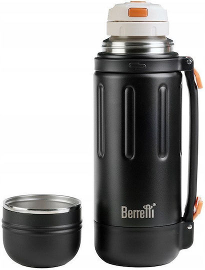 Berretti Μπουκάλι Θερμός Ανοξείδωτο 1.2lt Black