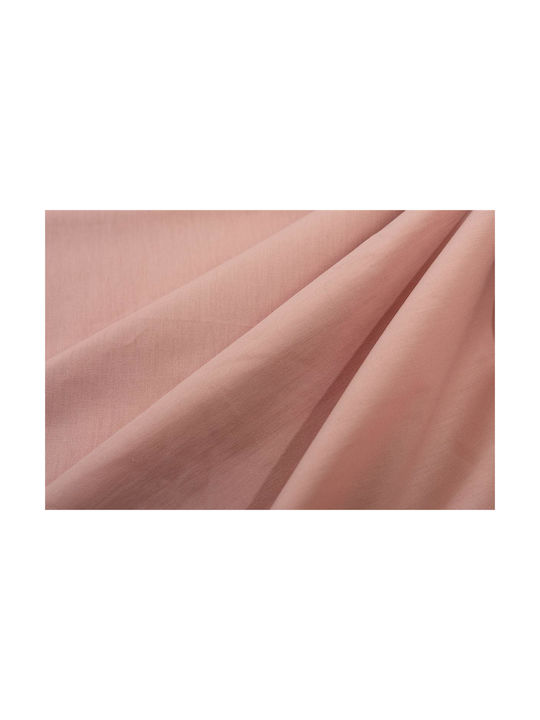 Dimcol Fitted Bebe Solid Pink 70x140cm Baby Sheets